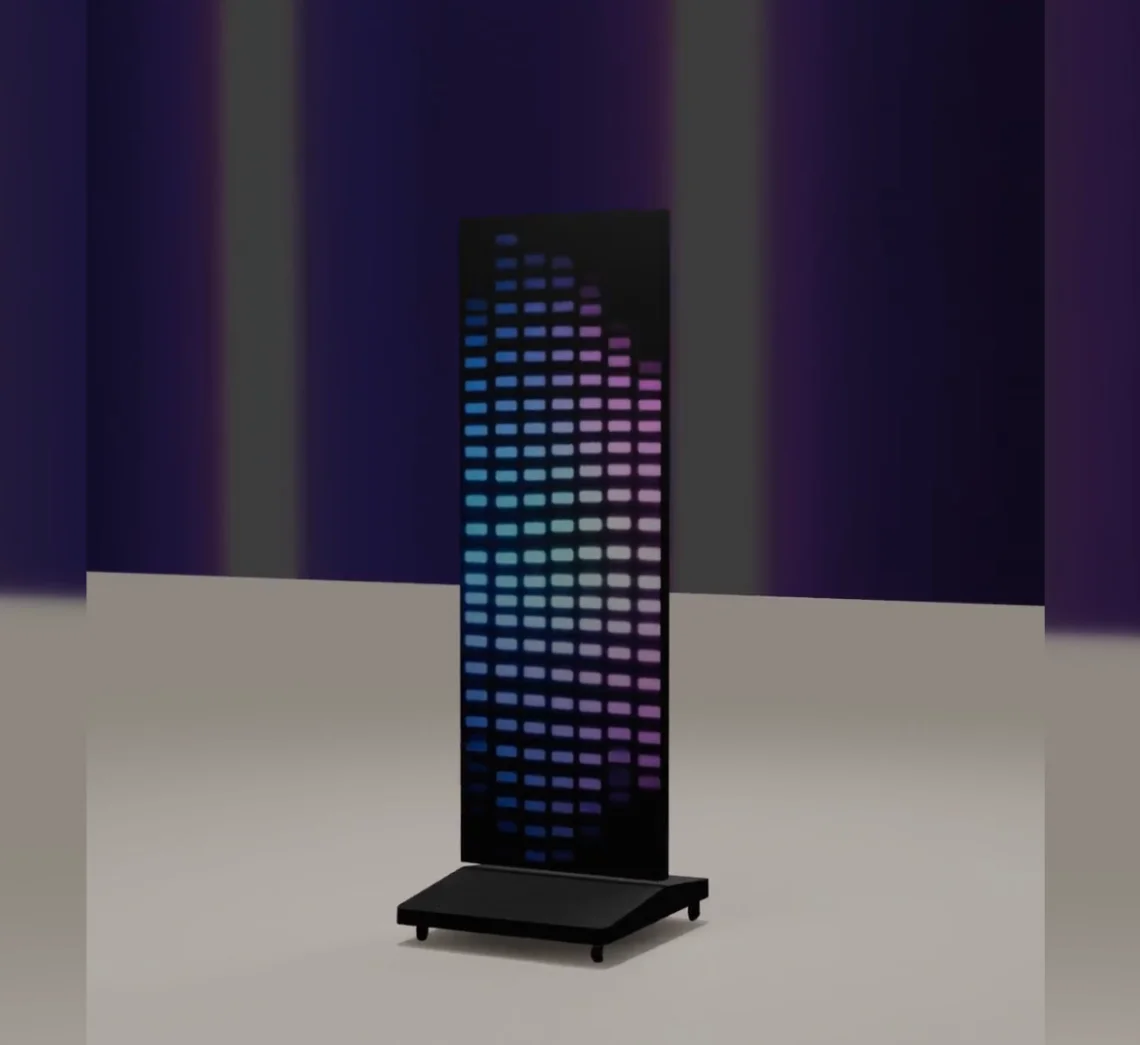 Video de pista LED en evento corporativo