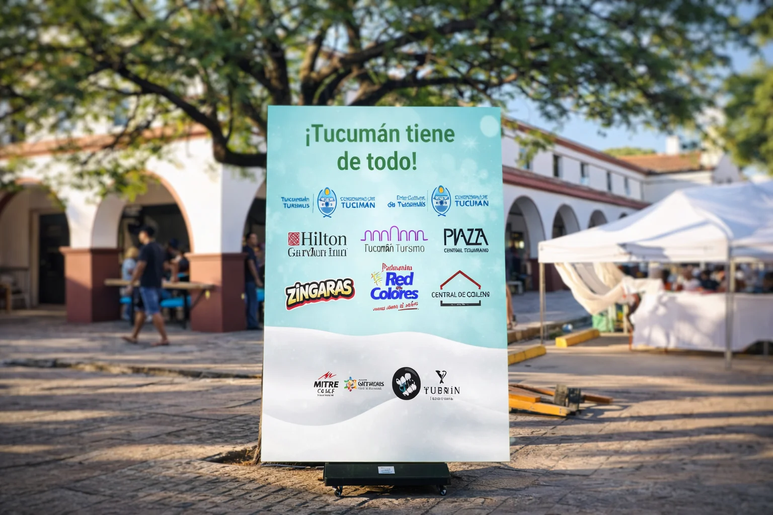 Pantalla tótem LED para evento en salon