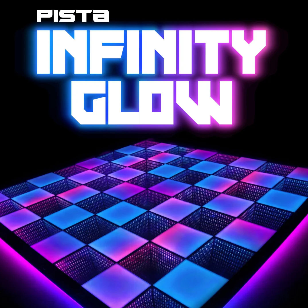 Mockup de Pista LED Infinity Glow